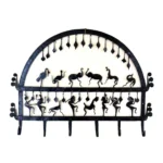 Wrought Iron Multi Hook Key Chain Holder