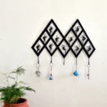 Wrought Iron Abstract Tribal 5 Hook Keychain Holder